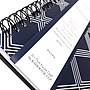 Kahootie Co Daily Planner For Your Busy Days, 6" x 9", Navy Diamonds (ITKDND)~#|#~sp169703183_sc7