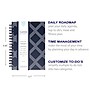 Kahootie Co Daily Planner For Your Busy Days, 6" x 9", Navy Diamonds (ITKDND)~#|#~sp169703184_sc7