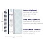 Kahootie Co. Daily Planner For Your Busy Days  5.5"x8.5", Teal Diamonds (ITKDTD)~#|#~sp169703192_sc7