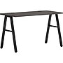 HON Mod 48"W Table Desk, Slate Teak (HLPL4824LS1ALEGBLK)~#|#~sp169787509_sc7