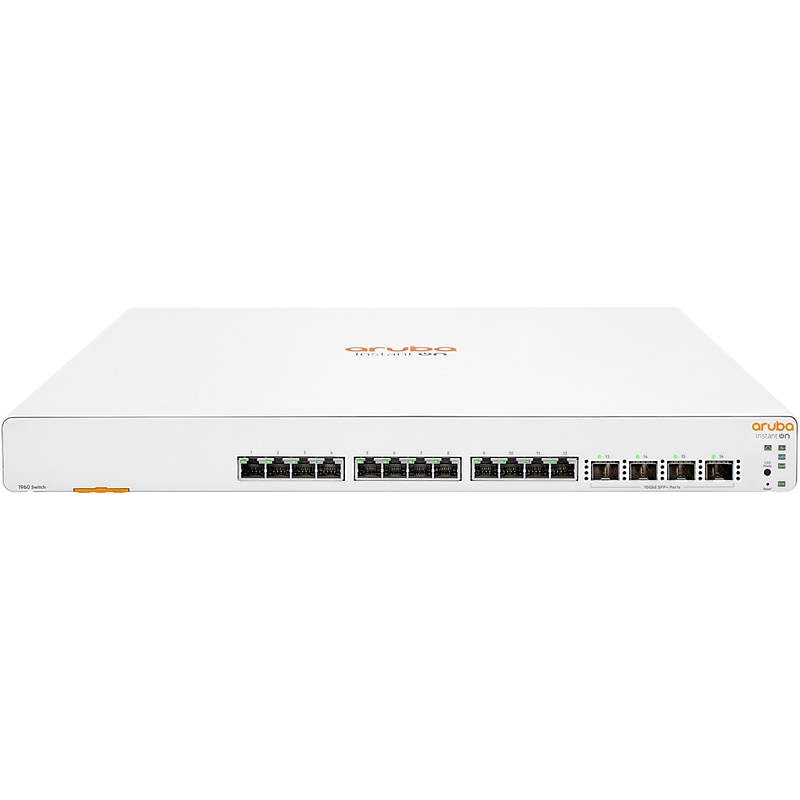 Aruba Instant On 1960 12-Port Gigabit Ethernet Managed Switch, White (JL805A#ABA) image 1