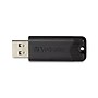 Verbatim PinStripe 64GB USB 3.2 Type-A Flash Drive, Black (49318)~#|#~sp169867305_sc7