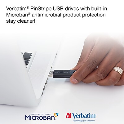 Verbatim PinStripe 32GB USB 3.2 Type A Flash Drive - Thumbnail 5