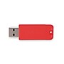 Verbatim PinStripe 128GB USB 3.2 Type-A Flash Drive, Red/Green/Blue, 3/Pack (70390)~#|#~sp169867477_sc7