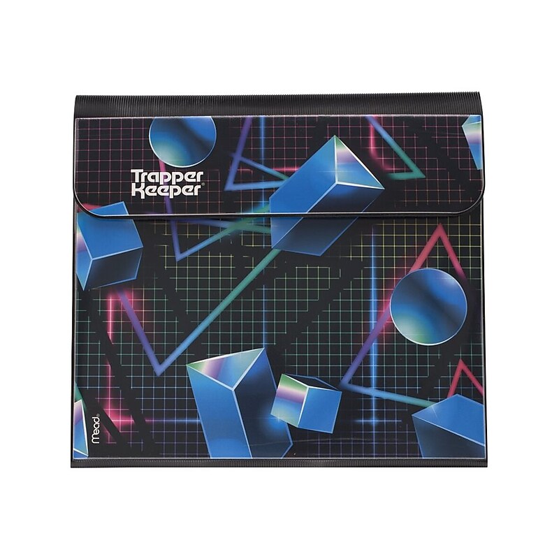 Mead Trapper Keeper 1" 3-Ring Non-View Binder, Shapes (260038CQ1-ECM) image 1