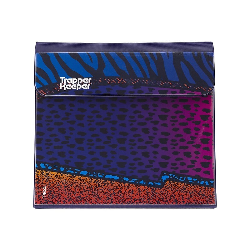 Mead Trapper Keeper 1" 3-Ring Non-View Binder, Animal (260038CP1-ECM) image 1