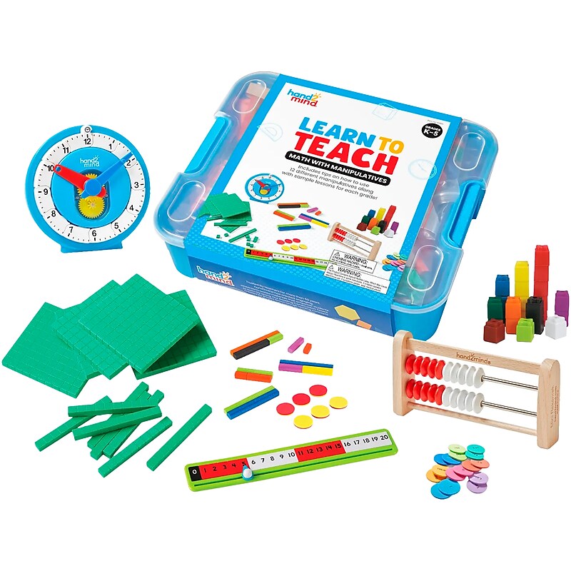 hand2mind Learn to Teach Math Manipulative Kit, Grades K-5 (94520) image 1