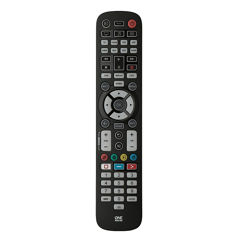 One For All Essential 8-Device Backlit Universal Remote (URC3680) image 1
