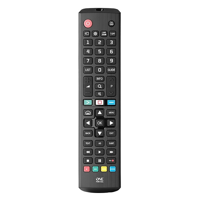 One For All Replacement Remote for LG TV (URC4811) | Staples One For All Replacement Remote for LG TV (URC4811) | Staples