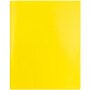 JAM Paper POP 2 Pocket Plastic Folders with Fastener, Yellow, 6/Pack (382ECYED)~#|#~sp170186365_sc7