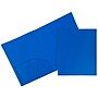 JAM Paper Heavy Duty 2-Pocket Folders, Blue, 6/Pack (383HBU)~#|#~sp170186373_sc7