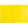 JAM Paper POP 2 Pocket Plastic Folders with Fastener, Yellow, 6/Pack (382ECYED)~#|#~sp170186436_sc7