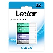 Lexar JumpDrive 32GB USB 2.0 Flash Drives, 5/Pack (LJDS60-32GB5NNU)