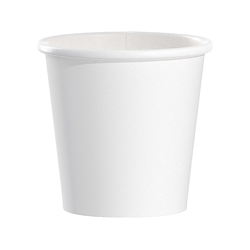 Solo Paper Hot Cup, 4 Oz., White, 50 Cups/Pack (374W-2050) image 1