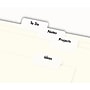 Avery Printerable Tabs Self-Adhesive Index Tab, White, 20 Tabs/ Sheet, 80/Pack (16282)~#|#~sp170347747_sc7