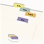 Avery Printable Self-Adhesive Plastic Tabs, 1-3/4", Assorted, 80/Pack (16283)~#|#~sp170347750_sc7