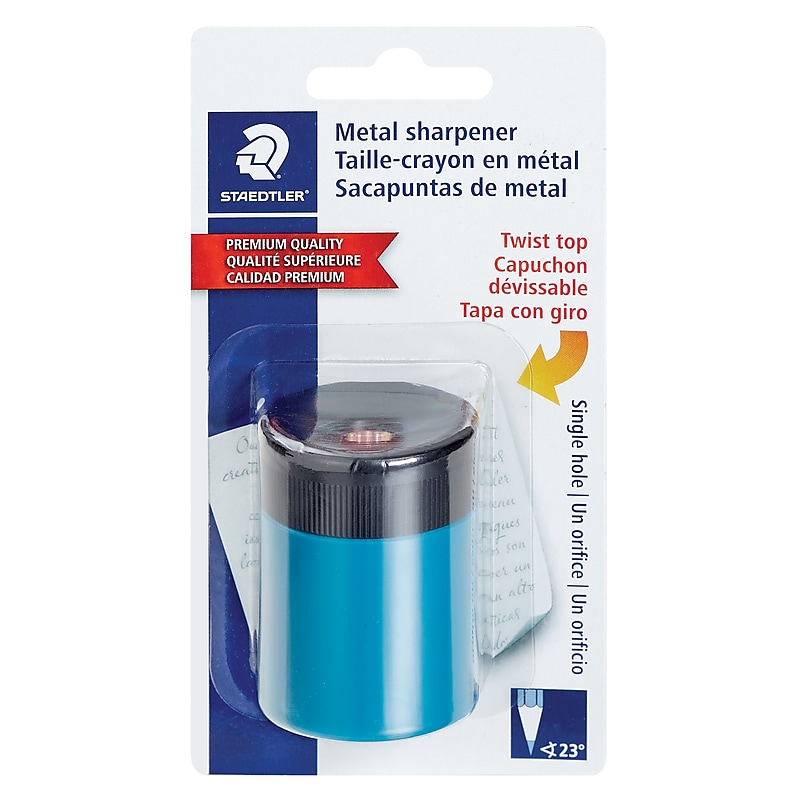 STAEDTLER Manual Pencil Sharpener, Assorted Colors (511 63 BK 02NA) image 1