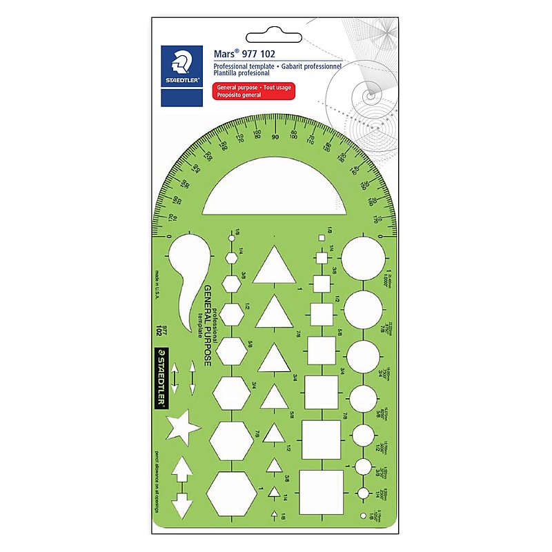 Staedtler® Mars® General Purpose Template (977 102) image 1