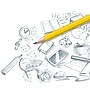 Staedtler Pre-Sharpened Wooden Pencil, 0.7mm, #2 Medium Lead, 144/Box (13247C144A02NA)~#|#~sp170350672_sc7