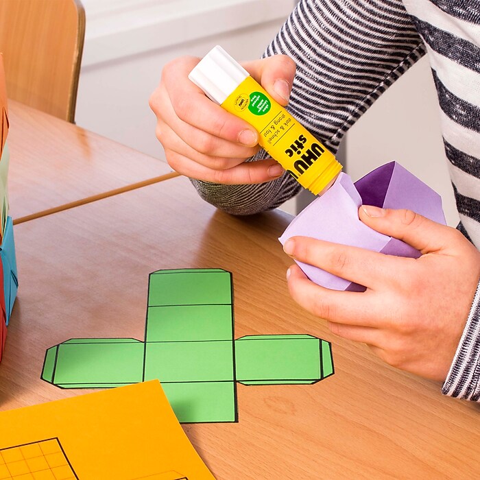 UHU Color Stick Glue - .29 Ounce Purple Application Glue Stick For Crafts