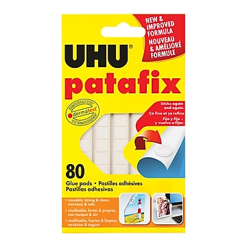 UHU Tac Removable Adhesive Putty, 2.12 oz., White (99683)