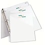 Avery Binder Pockets for 3-Ring Binders, Clear, Fits 8 1/2" x 11" Paper, 5/Pack (75243)~#|#~sp170351607_sc7