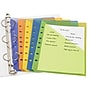 Avery Mini Binder Pockets for 5 1/2" x 8 1/2" Paper, Assorted Colors, 5/Pack (75307)~#|#~sp170351623_sc7