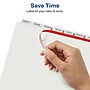 Avery Index Maker Print & Apply Label Paper Dividers for Copiers, 8 Tabs, White, 5 Sets/Pack (11422)~#|#~sp170352899_sc7