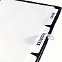Avery Index Maker Print & Apply Label Paper Dividers for Copiers, 8 Tabs, White, 5 Sets/Pack (11422)~#|#~sp170352903_sc7