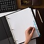 Avery Index Maker Print & Apply Label Paper Dividers for Copiers, 5 Tabs, White, 5 Sets/Pack (11421)~#|#~sp170352913_sc7