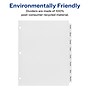Avery Index Maker EcoFriendly Paper Dividers with Print & Apply Label Sheets, 8 Tab, White, 5 Sets/Pack (11581)~#|#~sp170353061_sc7