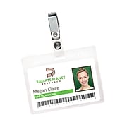 Avery ID Badge Holders, Clear, 50/Box (2921)