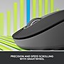 Logitech Signature M650 Wireless Ergonomic Optical USB Mouse, Graphite (910-006250)~#|#~sp170355435_sc7