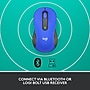 Logitech Signature M650 L Wireless Ergonomic Optical USB Mouse, Classic Blue (910-006232)~#|#~sp170355473_sc7