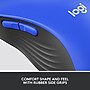 Logitech Signature M650 L Wireless Ergonomic Optical USB Mouse, Classic Blue (910-006232)~#|#~sp170355475_sc7