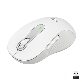 Logitech Signature M650 Lg  for Business Wireless Optical Mouse, Off-White (910-006347)