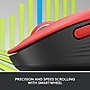 Logitech Signature M650 L Wireless Ergonomic Optical USB Mouse, Classic Red (910-006358)~#|#~sp170355541_sc7