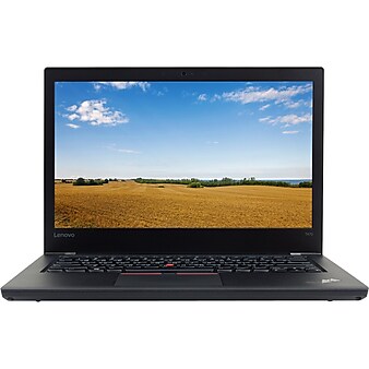 Lenovo ThinkPad T470 14" Refurbished Laptop, Intel Core i5-6300U, 16GB Memory, 256GB SSD, Windows 10 Pro (ST5-33610)