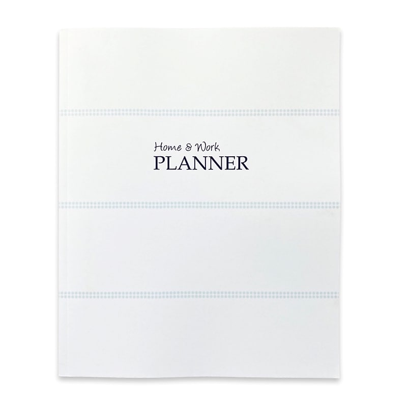 Undated Kahootie Co. 8" x 10" Planner, It's That Kinda Day, Teal Mini Stripes (ITKHWTMS-H) image 1