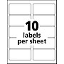 Avery EcoFriendly Laser/Inkjet Shipping Labels, 2" x 4", White, 1,000 Labels/Box (48163)~#|#~sp170485684_sc7