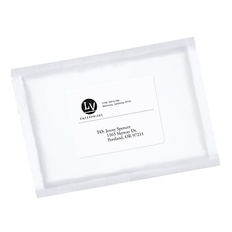 Avery EcoFriendly Laser/Inkjet Shipping Labels, 3-1/3" x 4", White, 6 Labels/Sheet, 100 Sheets/Box (48464)