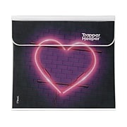 Mead Trapper Keeper 1" 3-Ring Pocket Binder, Neon Heart (260038G-ECM)