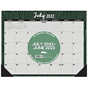 2022-2023 Willow Creek Jungle Fever 17" x 22" Academic Monthly Desk Pad Calendar (29527)