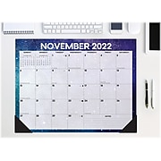 2022-2023 Willow Creek Stargazing 17" x 22" Academic Monthly Desk Pad Calendar (29534)