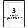Avery Index Cards, 3" x 5", Matte White, Laser/Inkjet, 150/Pack (05388)~#|#~sp170735977_sc7