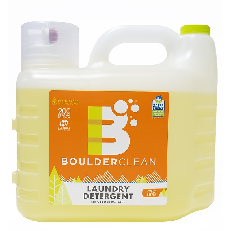 Boulder Clean HE Liquid Laundry Detergent, 200 Loads, 200 oz., 2/Carton (BCL003038CT) image 1