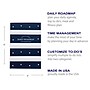 Kahootie Co Daily Planner For Your Busy Days, 6" x 9", Navy Stripe (ITKDNS)~#|#~sp170743066_sc7
