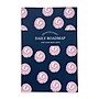 Kahootie Co Daily Planner For Your Busy Days, 6" x 9", Navy Pink Polka Dots (ITKDNPPD)~#|#~sp170743630_sc7