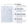 Kahootie Co Daily Planner For Your Busy Days, 6" x 9", Navy Stripe (ITKDNS)~#|#~sp170743637_sc7