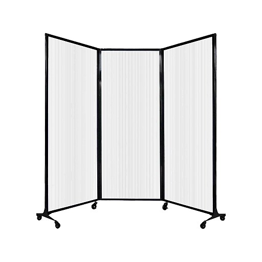 Versare QuickWall Freestanding Folding Portable Partition, 80" x 100